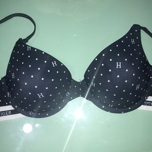 NWOT Tommy Hilfiger Push up Bra navy blue